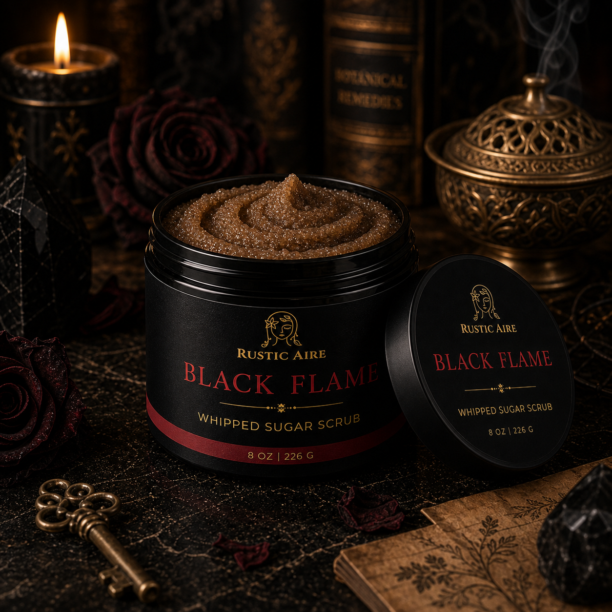 Black Flame Sugar Polish